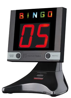 Hanayama Electronic Bingo machine The digibingo black Battery Powered LED NEW - Image 1 of 4
