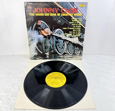 Johnny Cash Rough Cut King of Country Music Vinyl 1970 Sun Records SUN 122 - Image 1 of 4