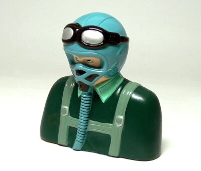 RC Hobby Airplane 95x97mm Green Cockpit Warplane Pilot Model PF249 - Image 1 of 2