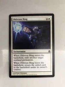 Oblivion Ring MTG Magic the Gathering Card NM Near Mint Commander - Imagen 1 de 1