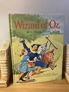 Vintage 1962 Hardcover The Wizard of Oz Book by L. Frank Baum illustrated - Imagen 1 de 18