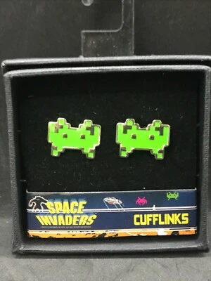 Space Invaders Cufflinks by 50 Fifty - Image 1 of 2
