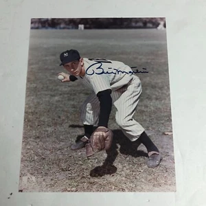 BILLY MARTIN Hand Signed Autographed New York Yankees 8x10 Color Photo - Picture 1 of 1