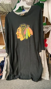 Chicago Blackhawks Russell Athletic Jersey SZ 4xl Long Sleeve, Pro Cotton NHL - Picture 1 of 5