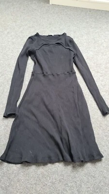 C&A Kleid lange Ärmel in schwarz Gr. 170 Mädchen - Bild 1 von 4