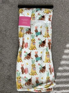 NEW Easter Dog Blanket LAB DACHSHUND BEAGLE Soft Oversized 60” X 70” - Picture 1 of 4