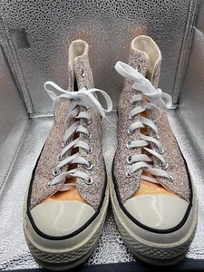 Converse Chuck Taylor All Star 70 Hi x JW Anderson Glitter Shoes Men's Size 8.5 - Picture 1 of 10