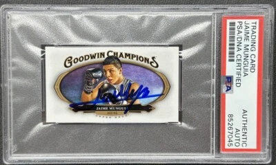 Jaime Munguia 2020 Goodwin Champions Hand Signed Auto Boxer PSA 85267045 #68 - Image 1 of 2