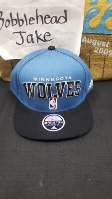 NWT 2012 MINNESOTA TIMBERWOLVES ADIDAS SNAPBACK CAP HAT NBA DRAFT NIGHT - Image 1 of 4