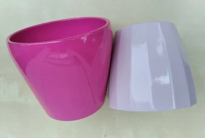 Blumentopfset 2-teilig, Keramik, rosa pink, Scheurich - Bild 1 von 4