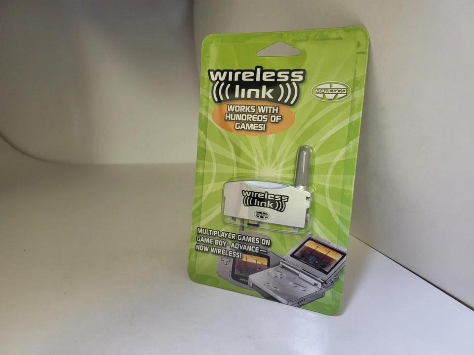 NUEVO Adaptador de enlace inalámbrico para GBA GameBoy Advance Majesco 2004 sellado de fábrica Foto 1 de 4