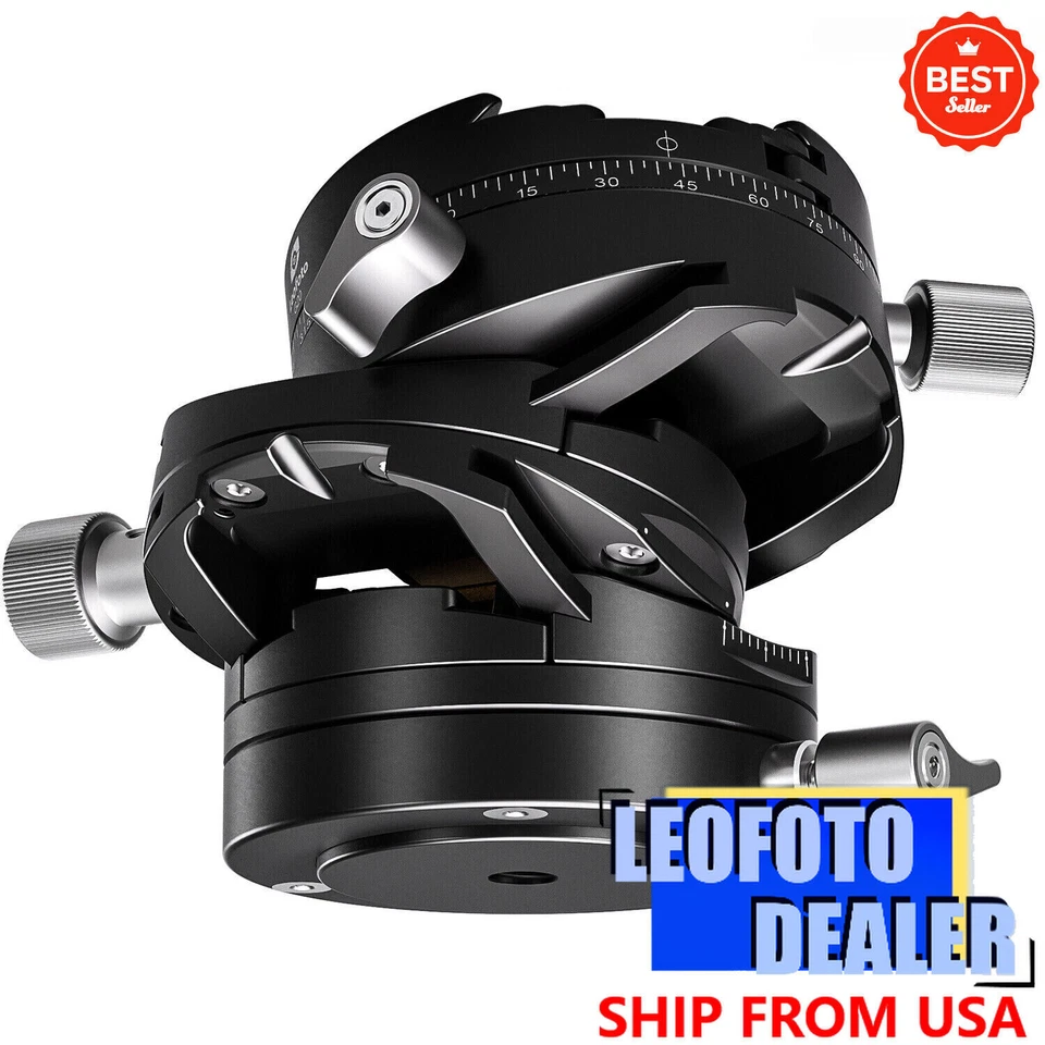 NEW  Leofoto G20 3D Geared Head with QR Plate Tripod Head for Camera - Image 1 of 4