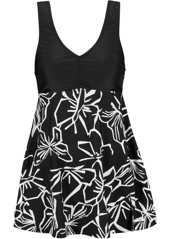 Shape Badekleid leichte Formkraft Gr. 44 Schwarz Weiß Bade-Kleid Bademode Neu - Bild 1 von 1