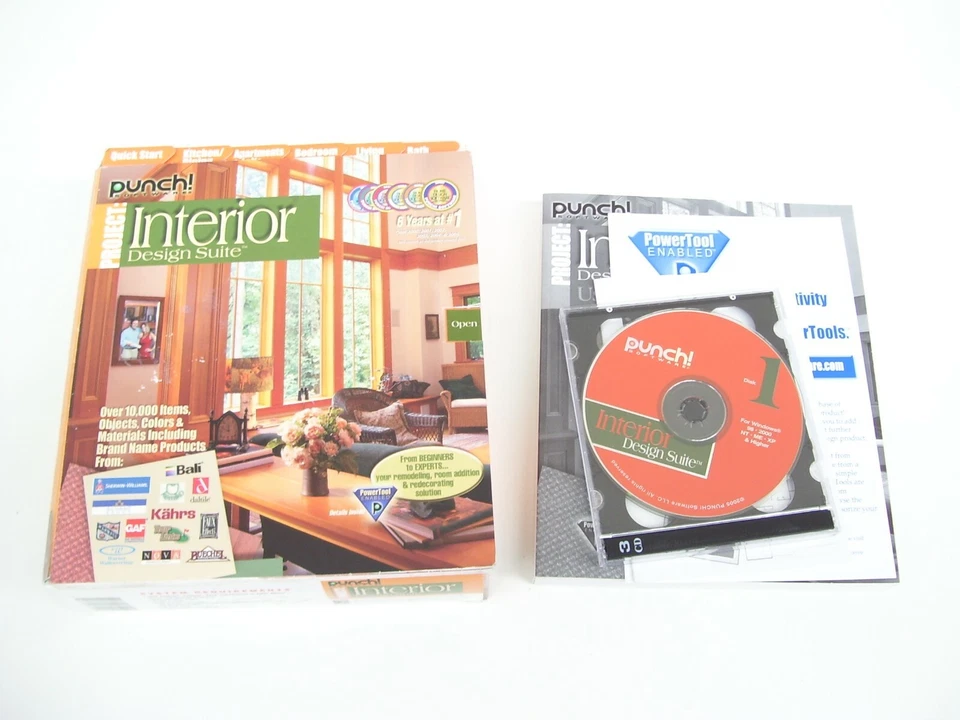 3D HOME DESIGN SOFTWARE DESIGNER INTERIOR REMODELING PUNCH! PROFESSIONAL SUITE - Image 1 of 4