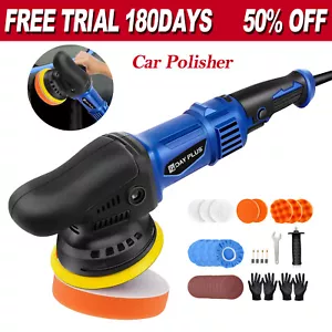 920W Car Polisher DA Polishing Machine Buffer Sander Detailing Tool & 5''Pads - Picture 1 of 13
