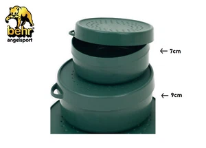 Köderdose Wurmbehälter 7cm 9cm Angelköder Köderdose Madendose Angeln von Behr - Bild 1 von 1