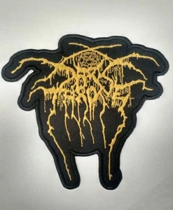 DARKTHRONE Embroidered Patch IRON ON or SEW ON Black Metal USA Seller K - Picture 1 of 3