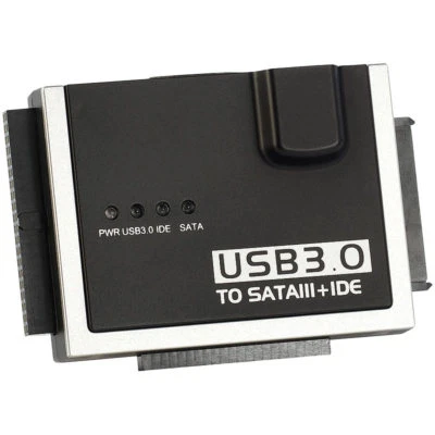 Xystec Universal-Festplatten-Adapter für IDE/SATA auf USB 3.0, inkl. Netzteil - Bild 1 von 4