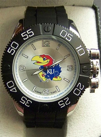 Kansas Jayhawks Game Time Beast Watch Mens GameTime Wristwatch COL-BEA-KAN Cover