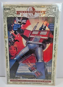 The Transformers Issue 1 Hundred Penny Press March 2014 1st Printing IDW Comics - Foto 1 di 11