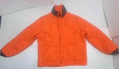 Made In USA Vintage Walls Blizzard Pruf Men's Large Blaze Orange Hunting Jacket - Image 1 of 4