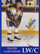 1991-92 Lake Superior State Lakers #16 David Gartshore