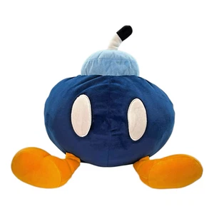 Club Mocchi-Mocchi Super Mario Bob-omb Plush 11" TOMY Nintendo Gamer Gift - Picture 1 of 6