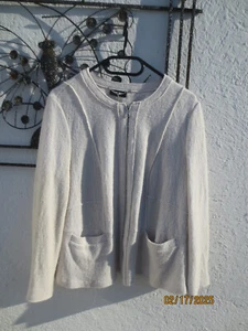 Gerry Weber ★ Jacke ★ Blazer ★ Chanel ★ Struktur Boucle ★ eierschale ★ Gr. 46 - Bild 1 von 7