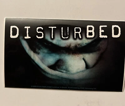 CANDD VISIONARY Disturbed The Sickness Vinyl Sticker: New, Licensed, Rare, Vintage 2000