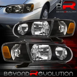 For 2001-2002 Corolla CE LE S JDM Black Headlights Corner Turn Signal Lamps Set - Bild 1 von 5
