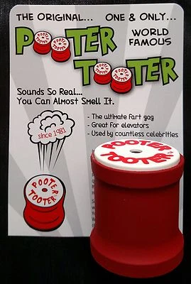 The Original Pooter Tooter $17.50 The Ulimate Fart Machine. Sounds so real...