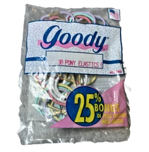 Goody Braided Elastic Ponytail Holders 38 Count Vintage 1996 Pastels #51098 New - Picture 1 of 11