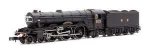 Dapol 2S-011-002D N Gauge A10 103 Flying Scotsman 103 Wartime Black NE DCC-Fitte - Picture 1 of 2