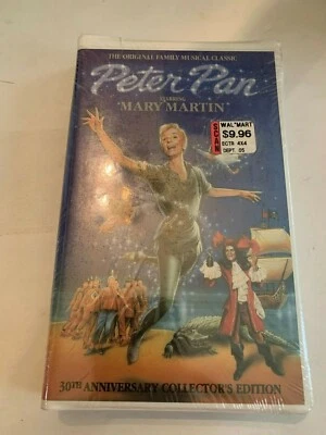 1989 Peter Pan VHS Video Tape Factory Sealed Mary Martin - Image 1 of 2