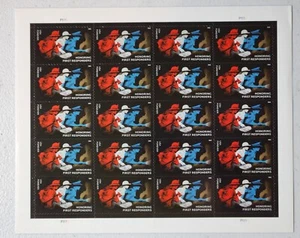 5316-2018 Honoring First Responders Forever Stamp Sheet MNH - Picture 1 of 2