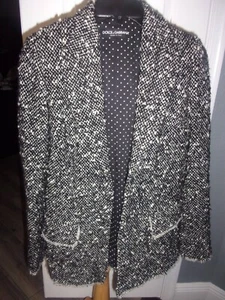 Dolce & Gabbana Woman's Lana Wool Blazer Size 38 - Picture 1 of 5