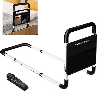 Bed Rail for Elderly Adults Mobility Assistant with Storage Bag and Fixing Strap - Изображение 1 из 4
