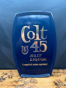 Colt 45 Malzschnaps von National Blue Kunststoff Bier Tablett - Bild 1 von 4