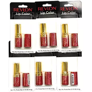 SIX count of Revlon Super Lustrous Lipstick,225 Rose Wine - Picture 1 of 3