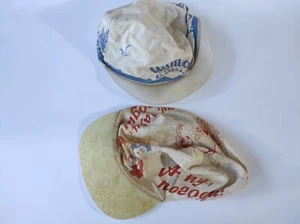 2 gorras infantiles vintage soviéticas - Imagen 1 de 10