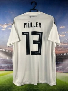 Muller Germany Team Jersey Home Football Soccer Shirt 2018 Adidas Men Size XL - Picture 1 of 11