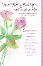 Religious WEDDING Card, A Message from Helen Steiner Rice by Gibson Greetings +✉