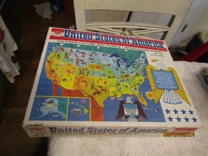 Vintage Whitman 100-piece Puzzle United States Of America 4614 NOS NIB 1975 - Picture 1 of 3