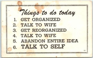 Postal - "Cosas que hacer hoy" - Imagen 1 de 2