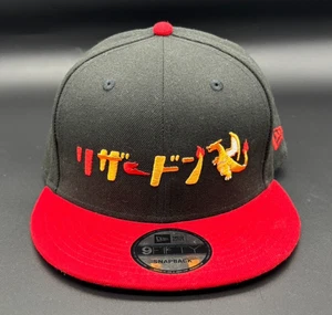 Pokémon Center x New Era 9FIFTY Cap - Charizard Katakana Logo - Japan Exclusive - Picture 1 of 13