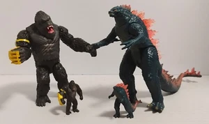 PLAYMATES TOHO LEGENDARY JAPAN GODZILLA X KONG NEW EMPIRE ACTION FIGURE LOT - Picture 1 of 10