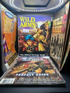 Lot Wild Arms 1 + 2 + 3 + 5 Video Game Official Strategy Guides Prima Versus - Picture 1 of 24