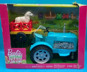 Barbie Sweet Orchard Farm™ Tractor & Accessories Set NEW in dmgd pkg dog wagon - Picture 1 of 23