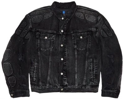 Yeezy Gap Engineered by Balenciaga Padded Denim Jacket 'Grey Wash' China LARGE - Image 1 of 4