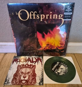 THE OFFSPRING Ignition LP on GOLD VINYL & Moovalya 7-inch Vinyl Together! - Picture 1 of 8